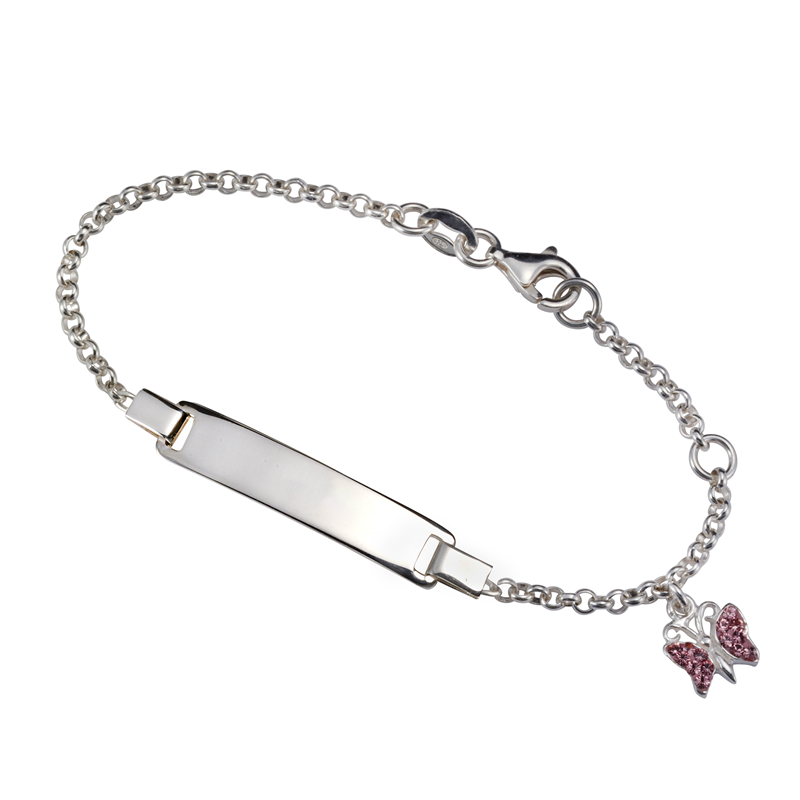 Armband mit Schmetterling aus 925/- Silber