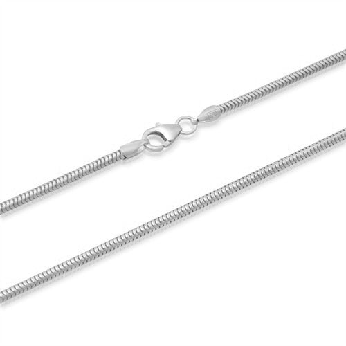 Schlangenkette 2,4mm aus 925/- Sterling Silber