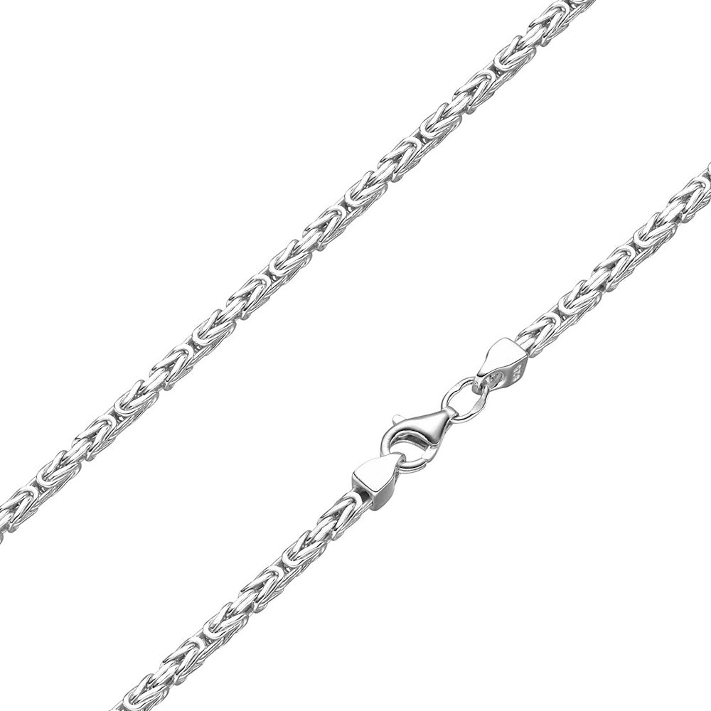  Königskette 2,2mm 925 Sterling Silber